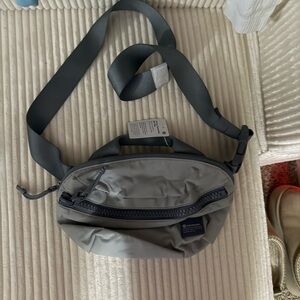 Grey Lulu Fanny pack Large size new with tags